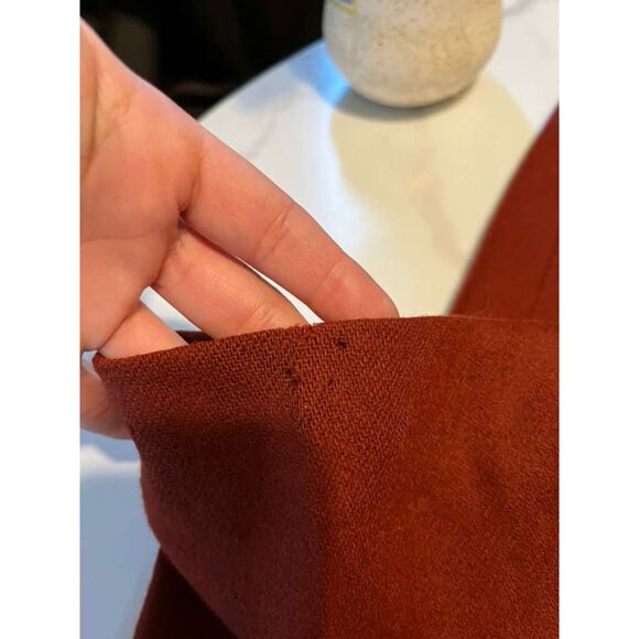 Vintage 100% Wool Rust Pants Women’s Size Medium High Waist Classic Trousers - Picture 9 of 16